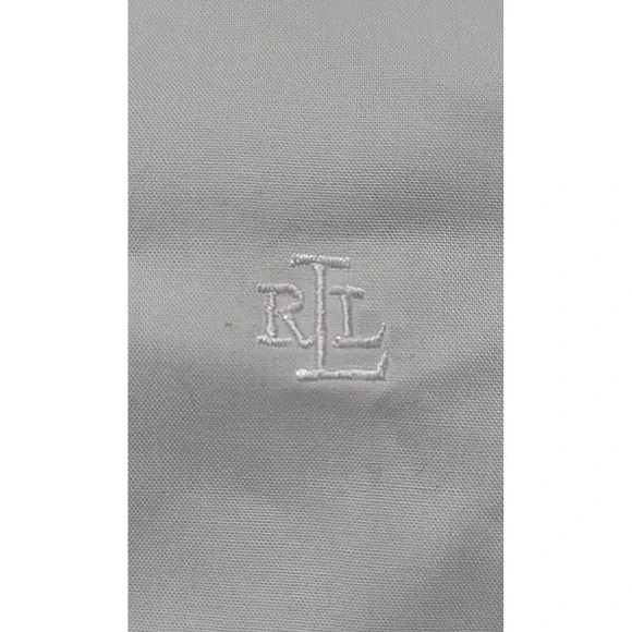 Lauren Ralph Lauren Women's White Non-Iron 3/4 Sleeve Blouse Size Large - Picture 5 of 7